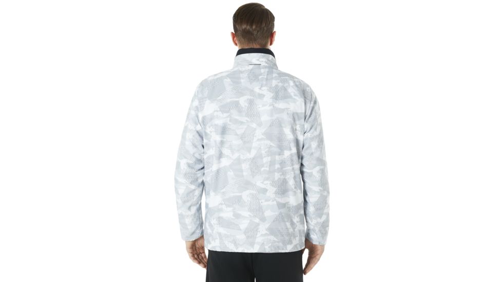 Oakley Enhance Graphic Wind Warm Jacket 8.7 - Mens, White Print, XXL, 412584-186-XXL