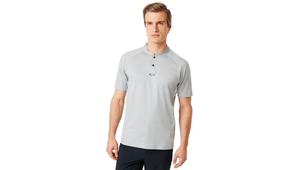 Oakley Ergonomic Evolution Polo Short Sleeve - Mens, Granite Heather, Small, 434326-24L-S