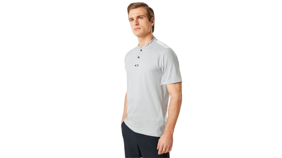 Oakley Ergonomic Evolution Polo Short Sleeve - Mens, Granite Heather, Small, 434326-24L-S