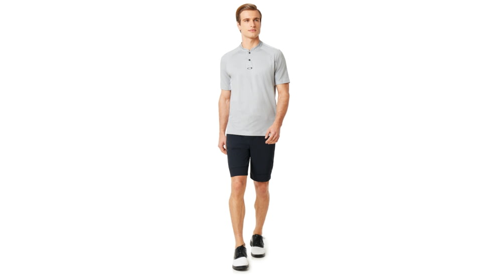 Oakley Ergonomic Evolution Polo Short Sleeve - Mens, Granite Heather, Small, 434326-24L-S