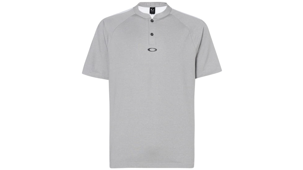 Oakley Ergonomic Evolution Polo Short Sleeve - Mens, Granite Heather, Small, 434326-24L-S