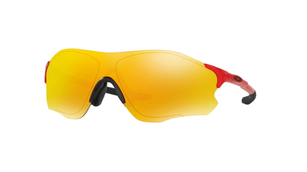 Oakley EVZERO PATH A OO9313 Sunglasses 931309-38 - Infrared Frame, Fire Iridium Lenses
