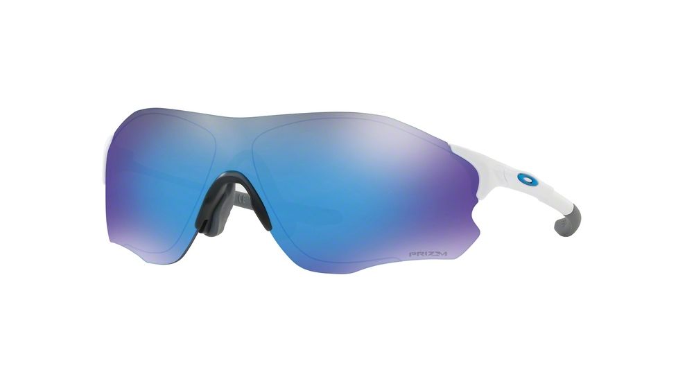 Oakley EVZero Path A OO9313 Sunglasses 931315-38 - Polished White Frame, Prizm Sapphire Lenses