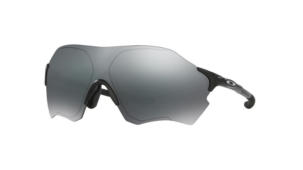 Oakley EVZERO RANGE A OO9337 Sunglasses 933701-38 - Polished Black Frame, Black Iridium Lenses