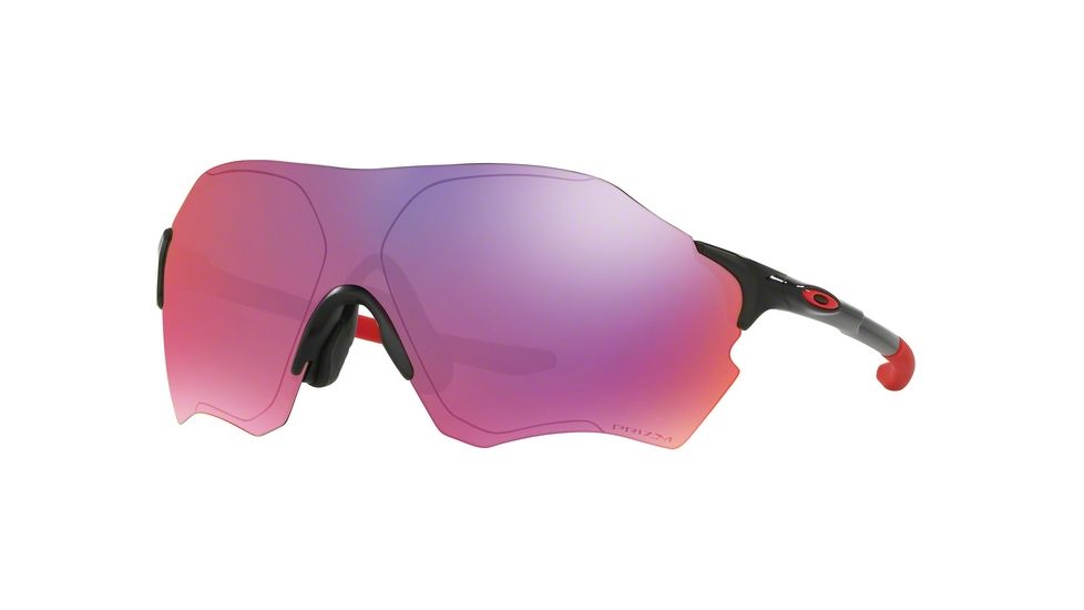 Oakley EVZERO RANGE A OO9337 Sunglasses 933702-38 - Polished Black Frame, Prizm Road Lenses