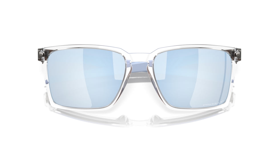 Oakley Exchange Sun Sunglasses, Polished Clear, PRIZM Sapphire Polarized, PRIZM Sapphire Polarized, OO9483-0356
