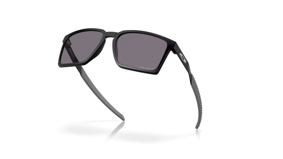 Oakley Exchange Sun Sunglasses, Satin Black, PRIZM Grey Polarized, PRIZM Grey Polarized, OO9483-0456