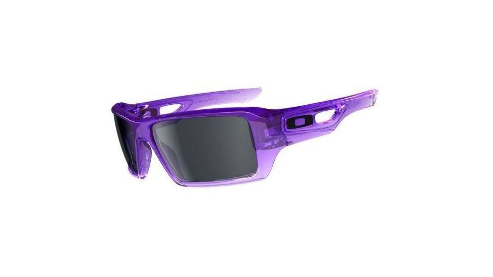 Oakley Eyepatch 2 Purple/ClrFade Frame w/ Grey Polarized Lenses Sunglasses OO9136-10