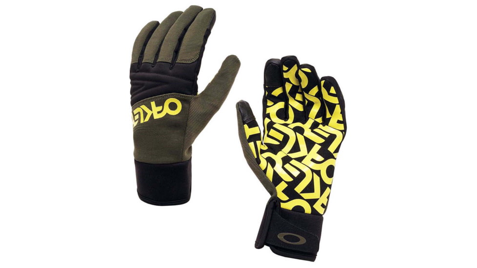Oakley Factory Park Glove - Mens, Sulphur Dark Brush, Large, 94308-88V-L