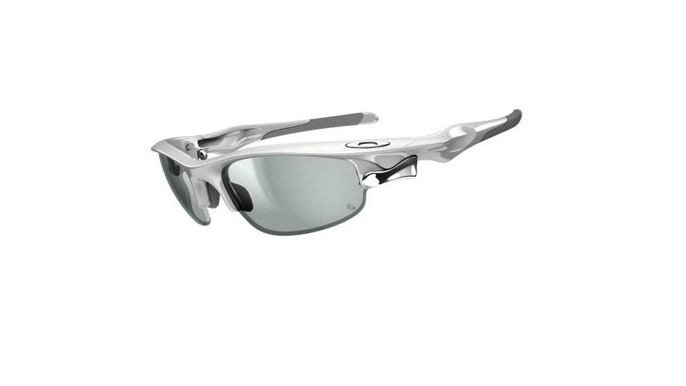 Oakley Fast Jacket Shades, Polish Wht Frm, Clear Blk Photo Irid Lens, SOLFX OO9097-09