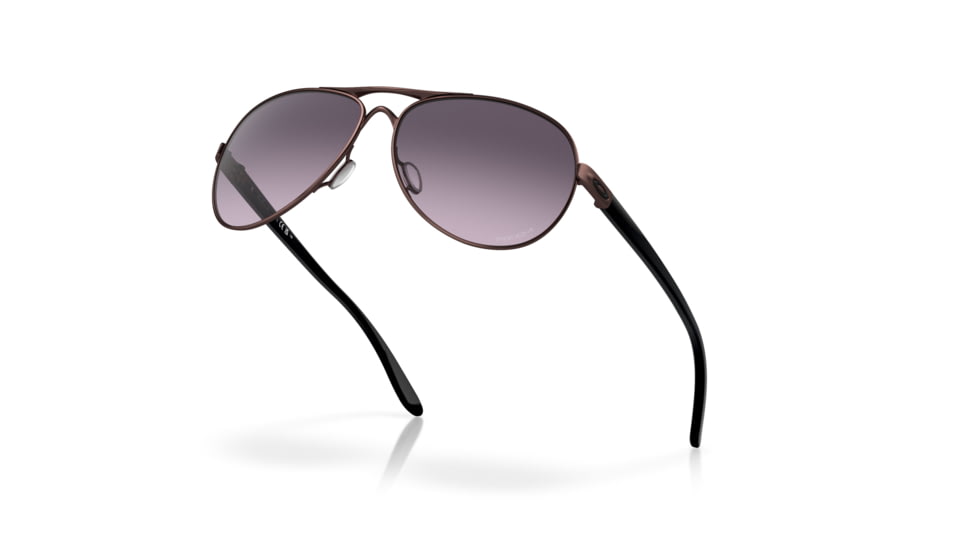 Oakley Feedback Sunglasses, Satin Grenache, Prizm Black Gradient, Prizm Black Gradient, OO4079-4859