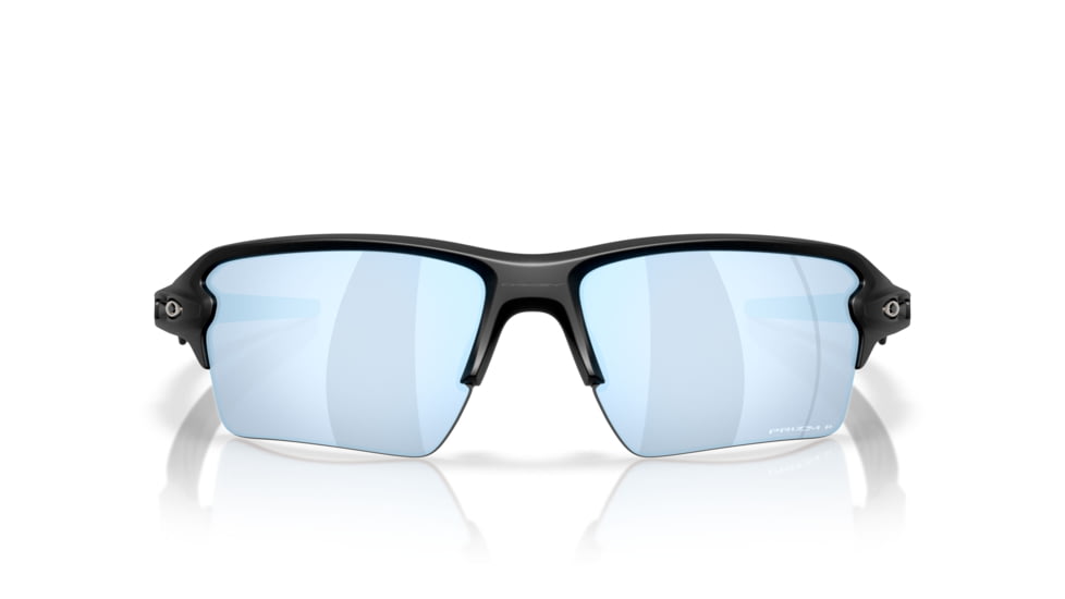 Oakley Flak 2.0 XXL Sunglasses, Matte Black, PRIZM Deep Water Polarized, PRIZM Deep Water Polarized, OO9488-0563