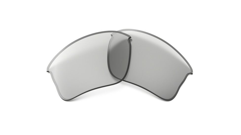 Oakley Flak Jacket XLJ Asia Fit Replacement Lenses, Titanium Clear Iridium, ROO9009CB 13-785