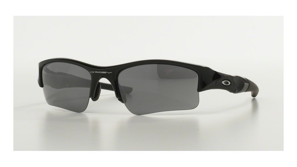 Oakley FLAK JACKET XLJ ASIAN OO9115 Sunglasses 03915J-63 - Jet Black Frame, Black Iridium Lenses
