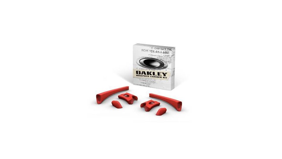 Oakley Flak Jacket Earsock/Nosepad Kit - Red 06-214