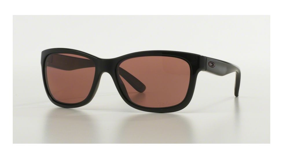Oakley Forehand Sunglasses 917909-57 - Polished Black Frame, Oo Grey Polarized Lenses