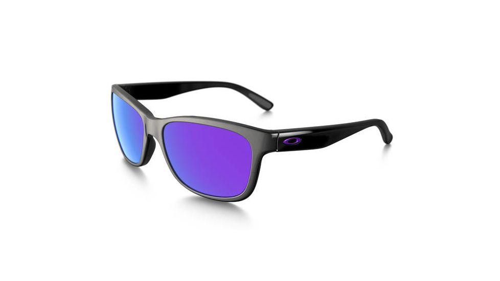 Oakley Forehand Sunglasses, Polished Black Frame, Violet Iridium Lens OO9179-26