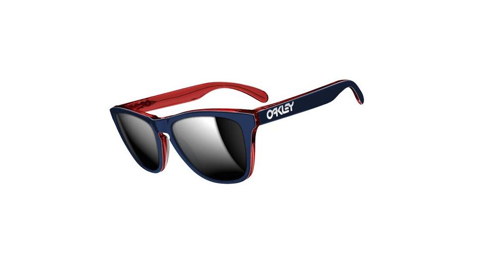 Oakley Frogskins LX Mens Sunglasses Navy Frame, Chrome Iridium Lens OO2043-05