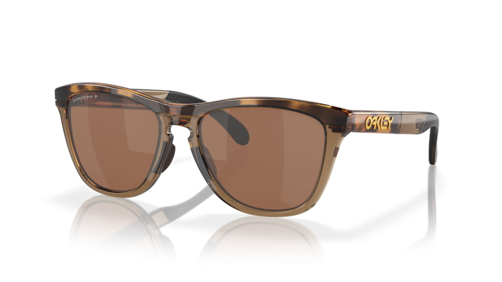 Oakley Frogskins Range Sunglasses, Brown Tortoise, PRIZM Tungsten Polarized, PRIZM Tungsten Polarized, OO9284-0755