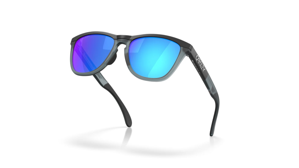 Oakley Frogskins Range Sunglasses, Matte Black / Matte Crystal Black, PRIZM Sapphire, PRIZM Sapphire, OO9284-1955