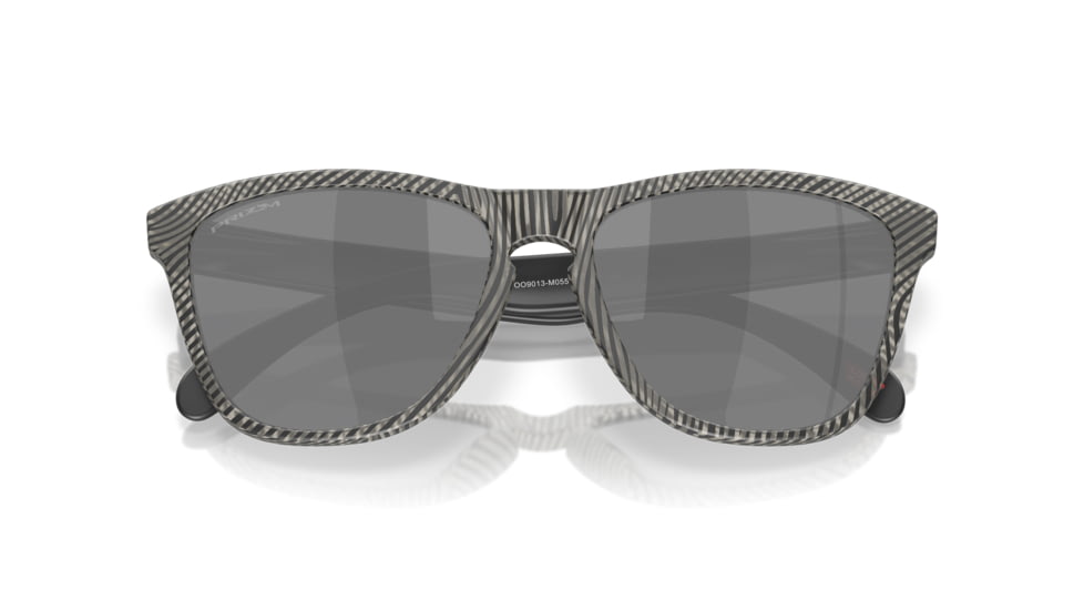 Oakley Frogskins Sunglasses, Matte Grey Ink Fingerprint, PRIZM Black, OO9013-M055