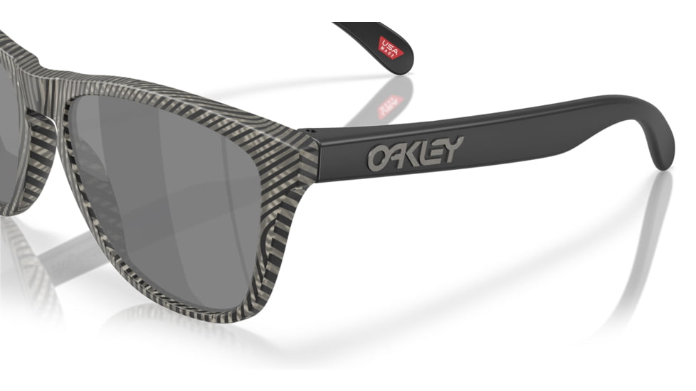 Oakley Frogskins Sunglasses, Matte Grey Ink Fingerprint, PRIZM Black, OO9013-M055