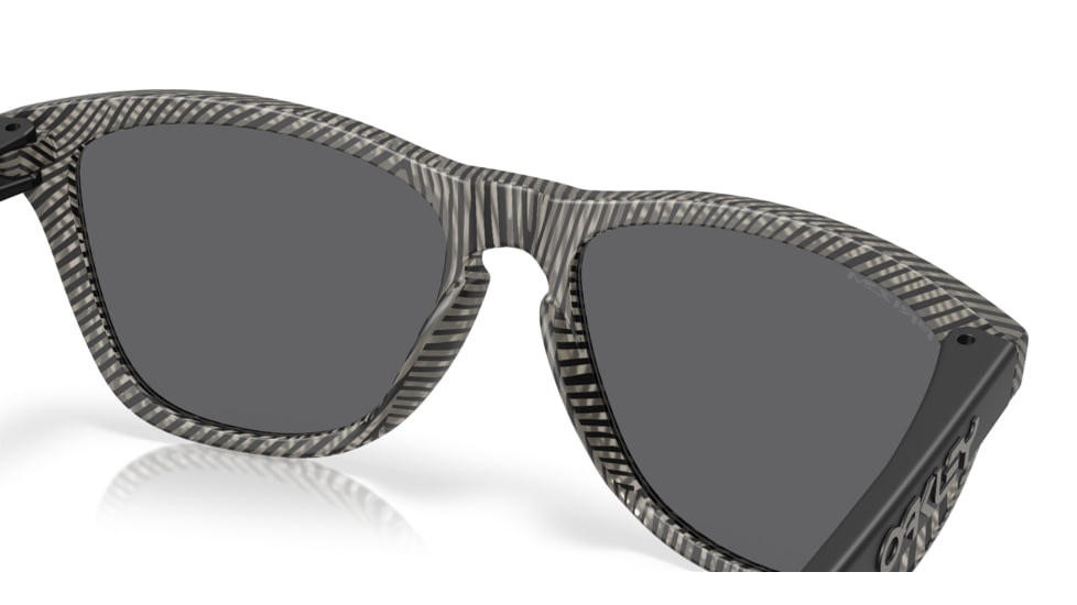 Oakley Frogskins Sunglasses, Matte Grey Ink Fingerprint, PRIZM Black, OO9013-M055