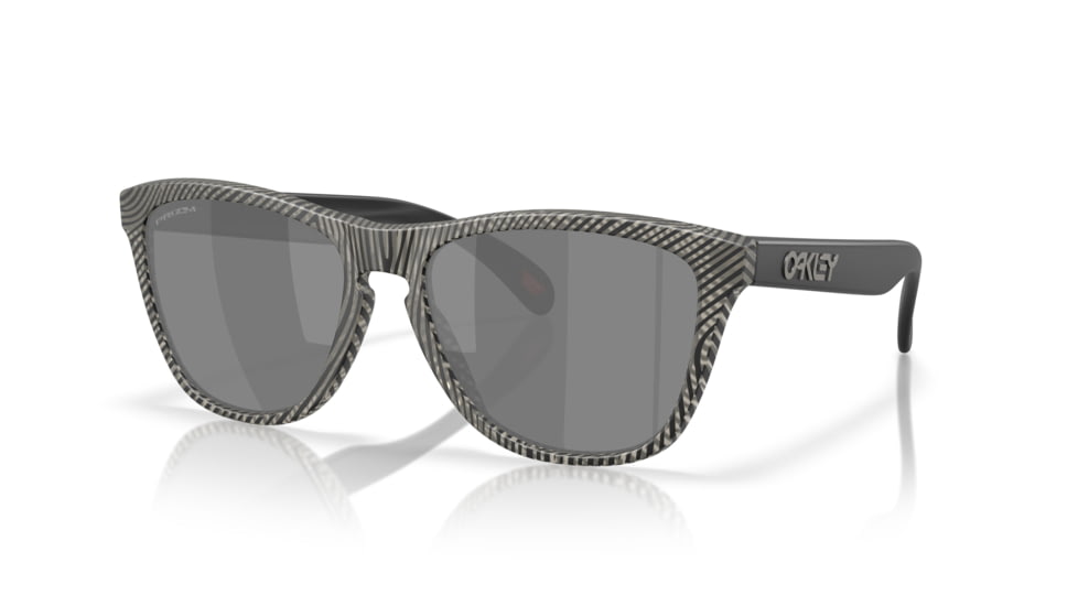 Oakley Frogskins Sunglasses, Matte Grey Ink Fingerprint, PRIZM Black, OO9013-M055