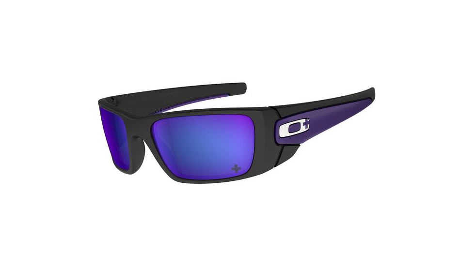 Oakley Fuel Cell Carbon Frame w/ Violet Iridium Lenses Sunglasses OO9096-36