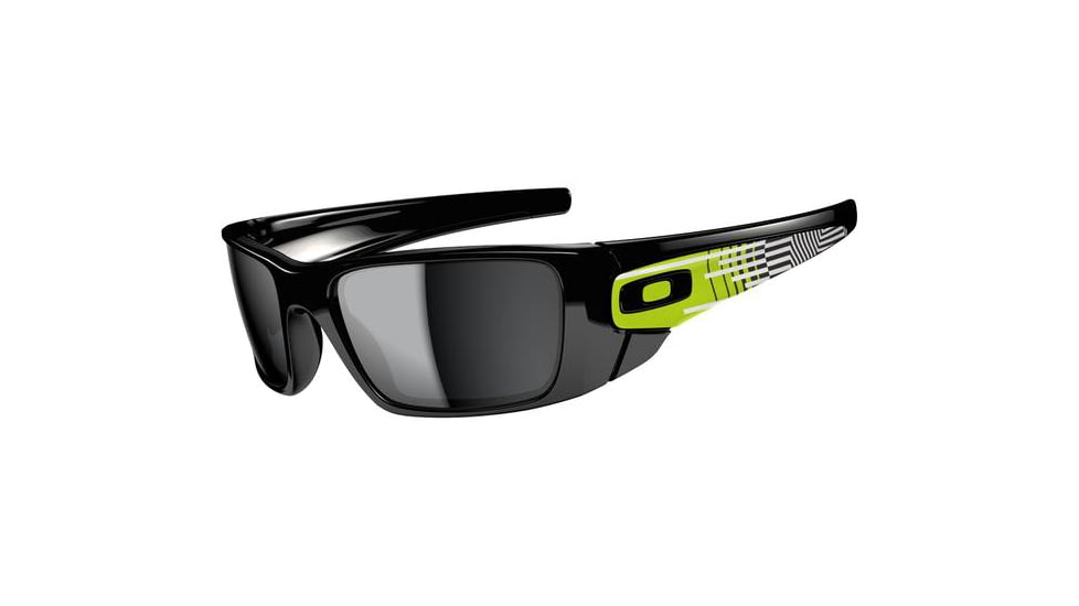 Oakley Fuel Cell Deuce Coupe Polished Black Frame w/ Black Iridium Lenses Sunglasses OO9096-57