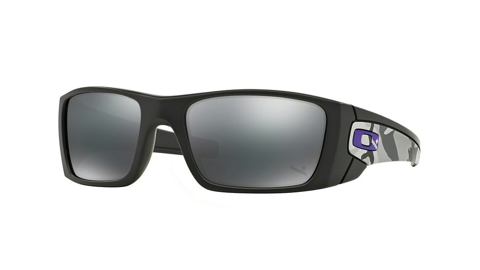 Oakley Fuel Cell Sunglasses 9096A6-60 - Matte Carbon Camo Frame, Black Iridium Lenses