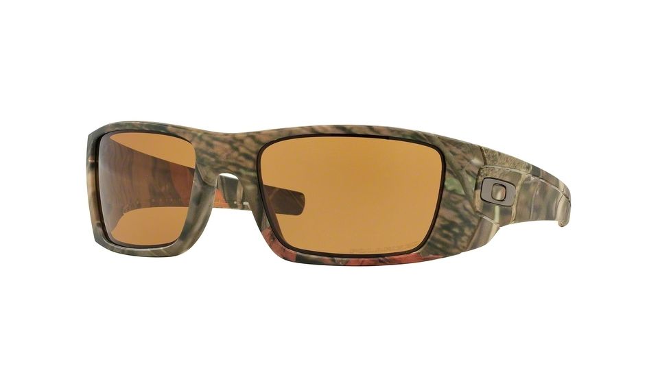 Oakley Fuel Cell Sunglasses 9096D9-60 - Woodland Camo Frame, Bronze Polarized Lenses