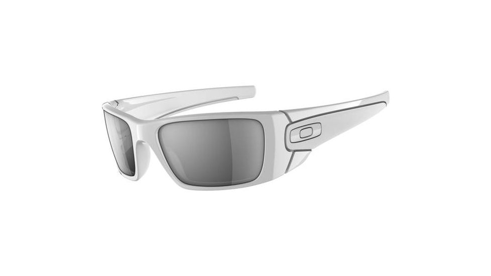 Oakley Fuel Cell Sunglasses - Polished White Frame w/ Black Iridium Lenses OO9096-03