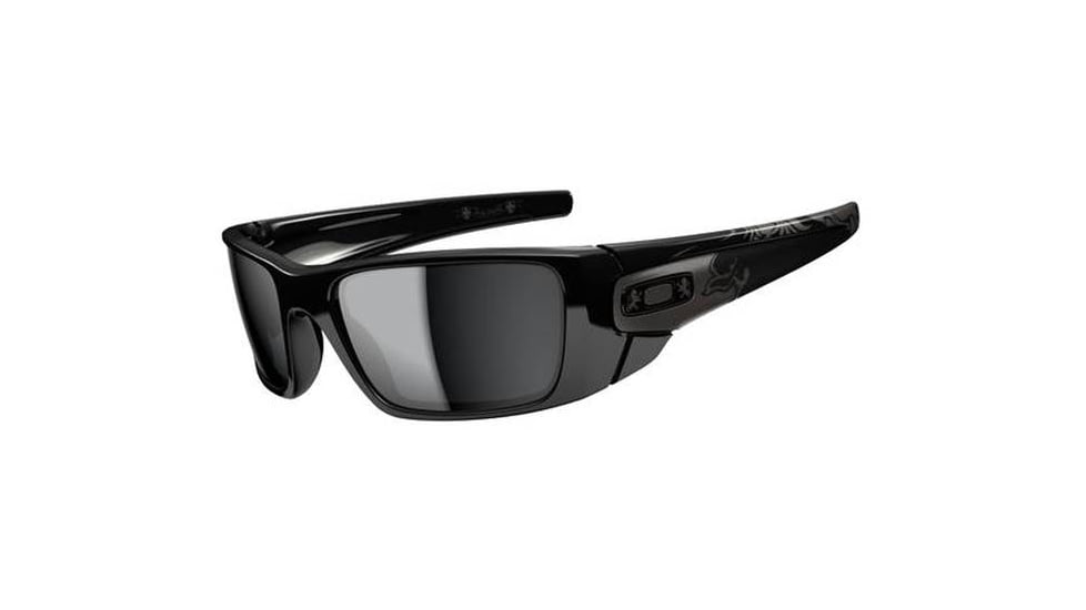 Oakley Fuel Cell Sunglasses - Stephen Murray Polished Black Frame and Black Iridium Lens OO9096-61