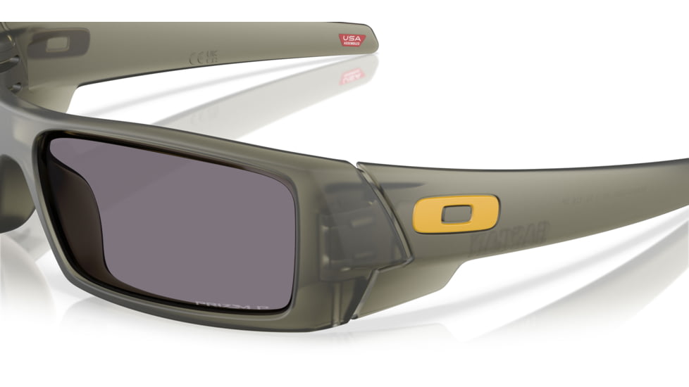 Oakley Gascan Latitude Collection Sunglasses, Transparent Olive, PRIZM Grey Polarized, PRIZM Grey Polarized, OO9014-D560