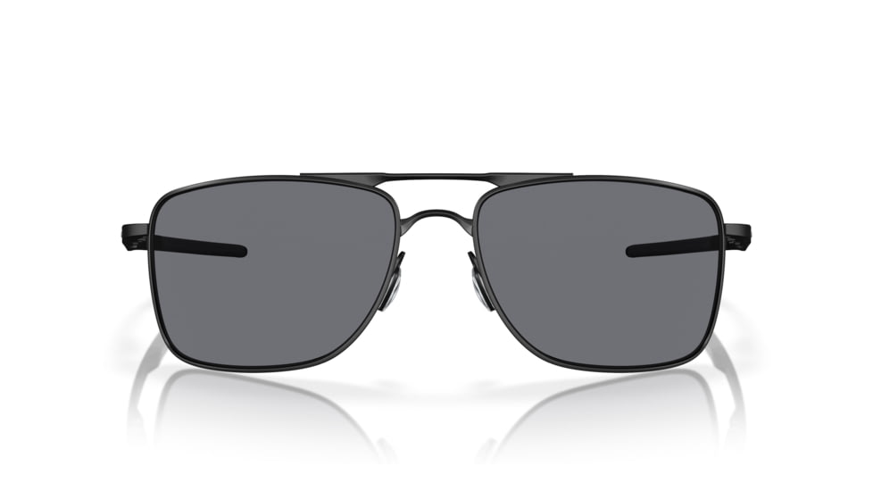 Oakley GAUGE 8 OO4124 Sunglasses 412401-62 - Matte Black Frame, Grey Lenses