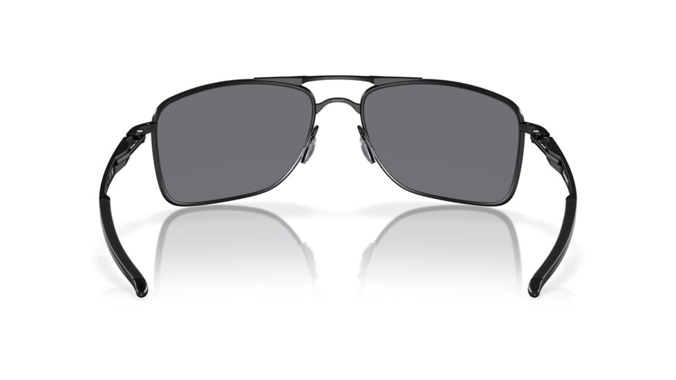 Oakley GAUGE 8 OO4124 Sunglasses 412401-62 - Matte Black Frame, Grey Lenses