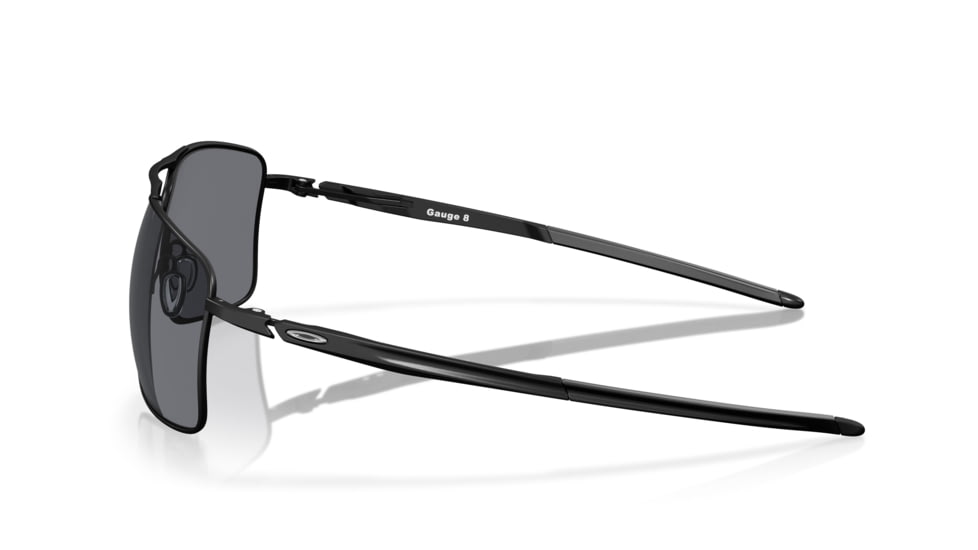 Oakley GAUGE 8 OO4124 Sunglasses 412401-62 - Matte Black Frame, Grey Lenses