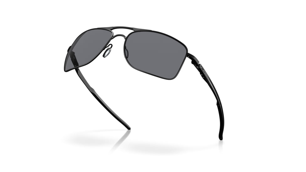 Oakley GAUGE 8 OO4124 Sunglasses 412401-62 - Matte Black Frame, Grey Lenses