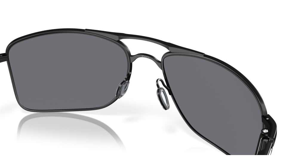 Oakley GAUGE 8 OO4124 Sunglasses 412401-62 - Matte Black Frame, Grey Lenses