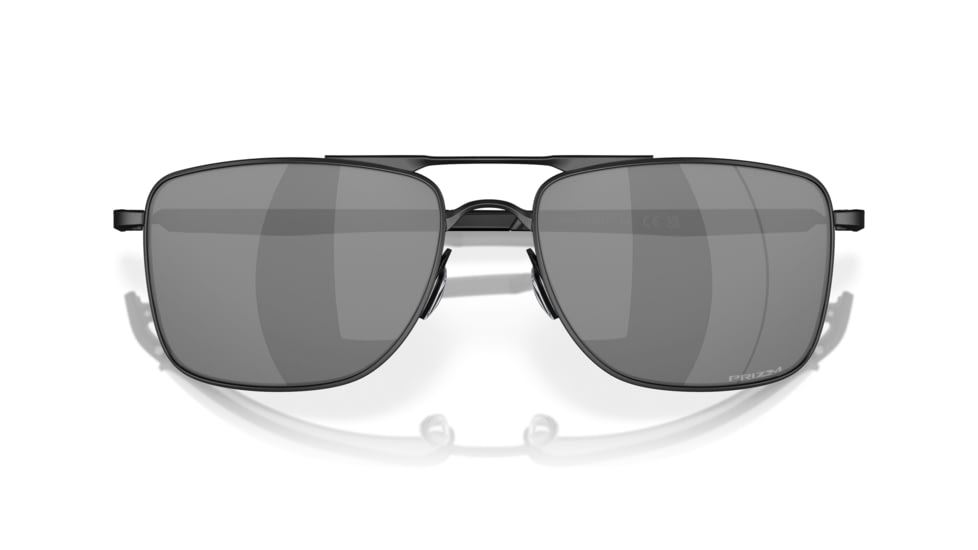 Oakley GAUGE 8 OO4124 Sunglasses 412402-62 - Matte Black Frame, Prizm Black Polarized Lenses