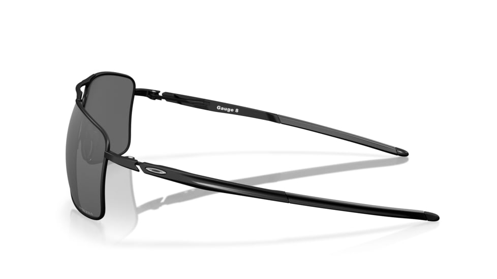 Oakley GAUGE 8 OO4124 Sunglasses 412402-62 - Matte Black Frame, Prizm Black Polarized Lenses