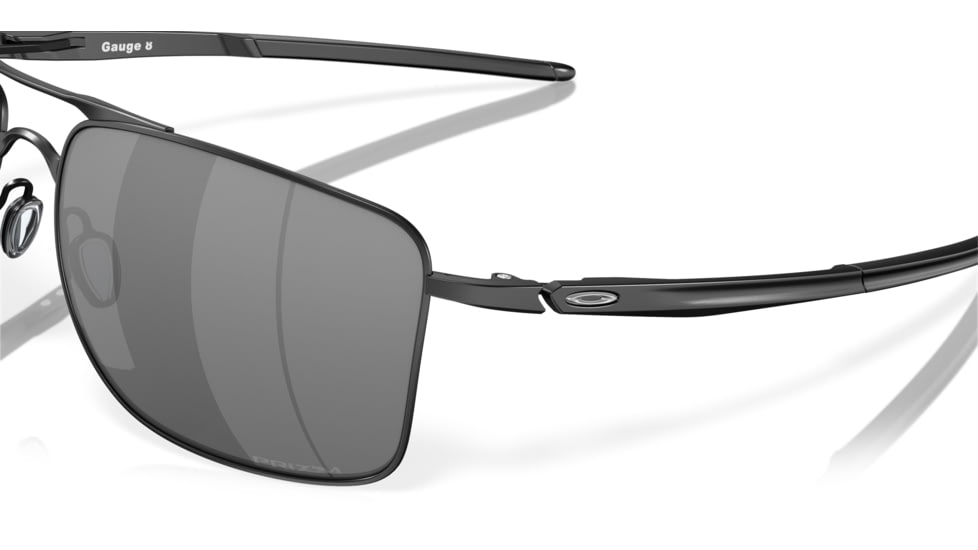 Oakley GAUGE 8 OO4124 Sunglasses 412402-62 - Matte Black Frame, Prizm Black Polarized Lenses