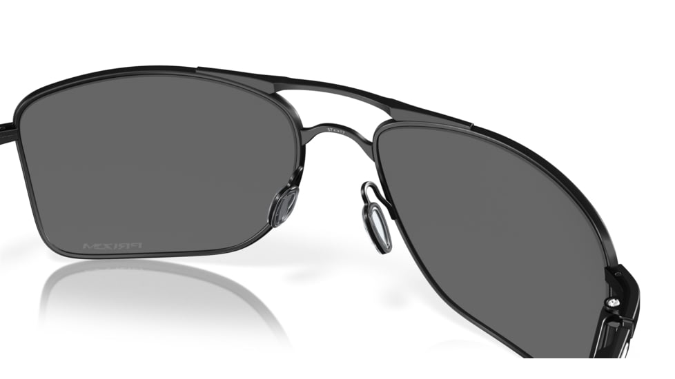 Oakley GAUGE 8 OO4124 Sunglasses 412402-62 - Matte Black Frame, Prizm Black Polarized Lenses