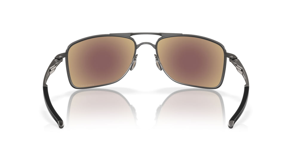Oakley GAUGE 8 OO4124 Sunglasses 412406-62 - Matte Gunmetal Frame, Prizm Sapphire Polarized Lenses