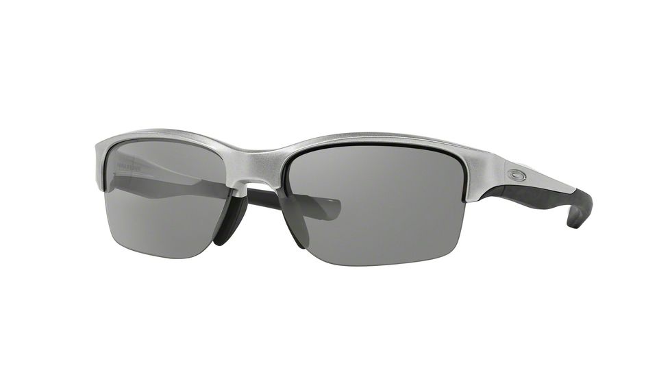 Oakley HALFLINK A OO9251 Sunglasses 925104-61 - Silver Frame, Slate Iridium Lenses
