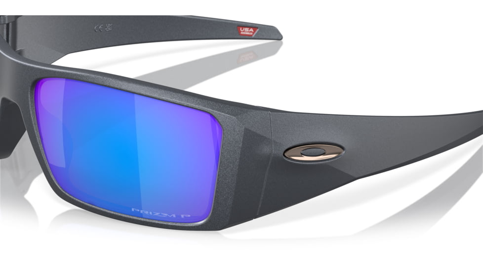 Oakley Heliostat Sunglasses, Blue Steel, PRIZM Sapphire Polarized, PRIZM Sapphire Polarized, OO9231-1361