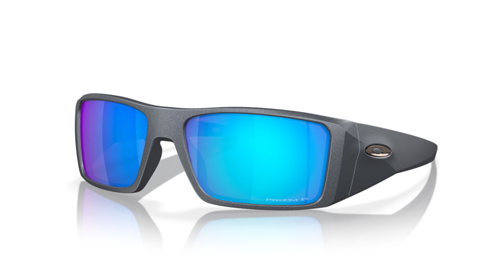 Oakley Heliostat Sunglasses, Blue Steel, PRIZM Sapphire Polarized, PRIZM Sapphire Polarized, OO9231-1361