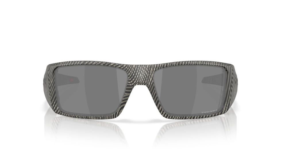 Oakley Heliostat Sunglasses, Matte Grey Ink Fingerprint, PRIZM Black, PRIZM Black, OO9231-3861