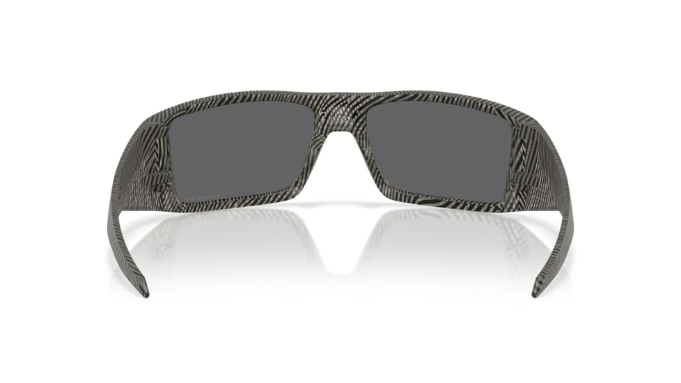 Oakley Heliostat Sunglasses, Matte Grey Ink Fingerprint, PRIZM Black, PRIZM Black, OO9231-3861